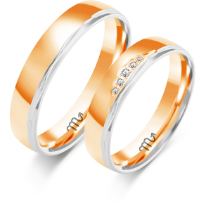 Eksklusive Vielsesringe Simply Love OE406-4