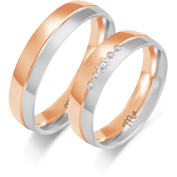 Eksklusive Vielsesringe Simply Love OE407-4