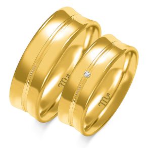 Eksklusive Vielsesringe Simply Love OE43