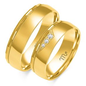 Eksklusive Vielsesringe Simply Love OE49