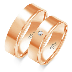 Eksklusive Vielsesringe Simply Love OE4-2