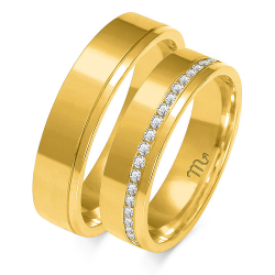 Eksklusive Vielsesringe Simply Love OE65