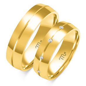 Eksklusive Vielsesringe Simply Love OE6