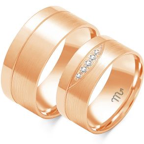 Eksklusive Vielsesringe Simply Love OE75-2