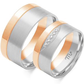 Eksklusive Vielsesringe Simply Love OE75-4