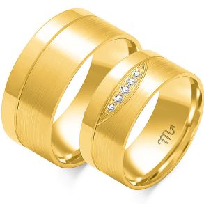 Eksklusive Vielsesringe Simply Love OE75