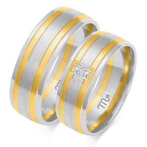 Eksklusive Vielsesringe Simply Love OE76-3