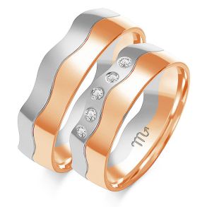 Eksklusive Vielsesringe Simply Love OE95-4