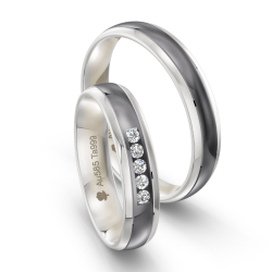 Eksklusive Vielsesringe Tantal Amourina 7002