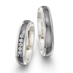 Eksklusive Vielsesringe Tantal Amourina 7002