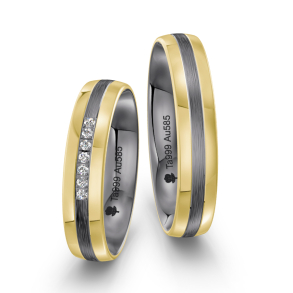 Eksklusive Vielsesringe Tantal Amourina 7004