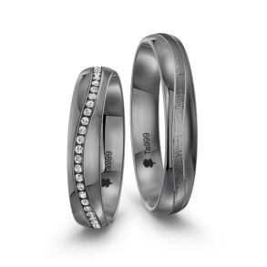 Eksklusive Vielsesringe Tantal Amourina 7005