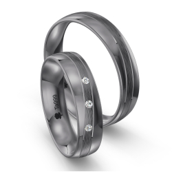 Eksklusive Vielsesringe Tantal Amourina 7006