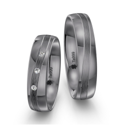 Eksklusive Vielsesringe Tantal Amourina 7006