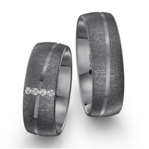 Eksklusive Vielsesringe Tantal Amourina 7008