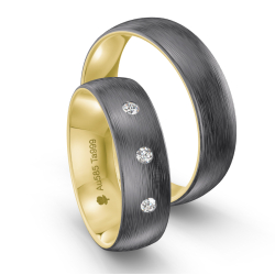 Eksklusive Vielsesringe Tantal Amourina 7009