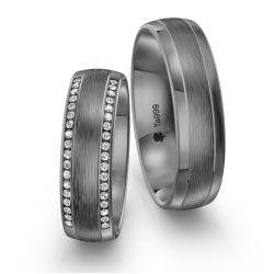 Eksklusive Vielsesringe Tantal Amourina 7010