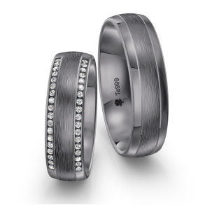 Eksklusive Vielsesringe Tantal Amourina 7010