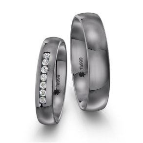 Eksklusive Vielsesringe Tantal Amourina 7011