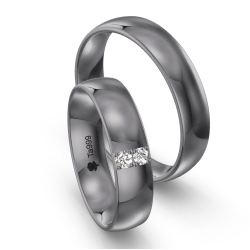 Eksklusive Vielsesringe Tantal Amourina 7012