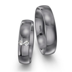 Eksklusive Vielsesringe Tantal Amourina 7012