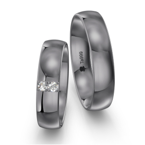 Eksklusive Vielsesringe Tantal Amourina 7012