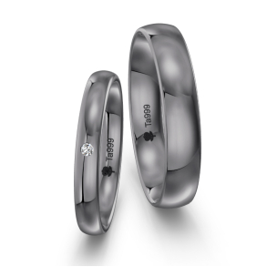 Eksklusive Vielsesringe Tantal Amourina 7013