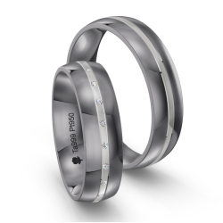 Eksklusive Vielsesringe Tantal Amourina 7014