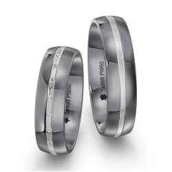 Eksklusive Vielsesringe Tantal Amourina 7014