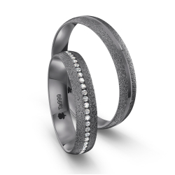 Eksklusive Vielsesringe Tantal Amourina 7015