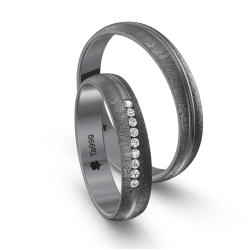 Eksklusive Vielsesringe Tantal Amourina 7016