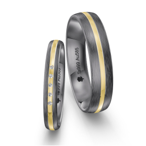 Eksklusive Vielsesringe Tantal Amourina 7018