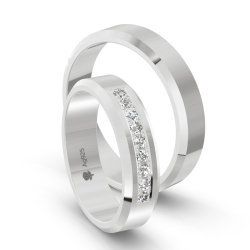 Vielsesringe Slv Amourina 9002