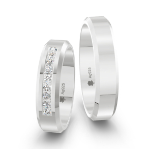 Vielsesringe Slv Amourina 9002