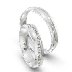 Vielsesringe Slv Amourina 9003