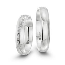 Vielsesringe Slv Amourina 9003