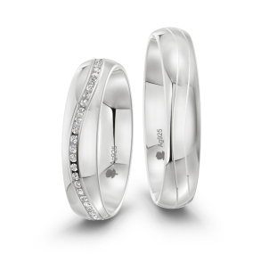 Vielsesringe Slv Amourina 9003