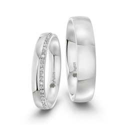 Vielsesringe Slv Amourina 9004