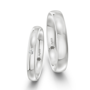 Vielsesringe Slv Amourina 9005