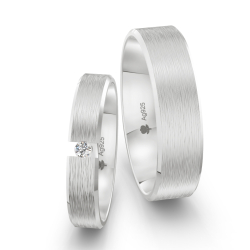 Vielsesringe Slv Amourina 9006