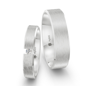 Vielsesringe Slv Amourina 9006