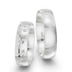 Vielsesringe Slv Amourina 9007