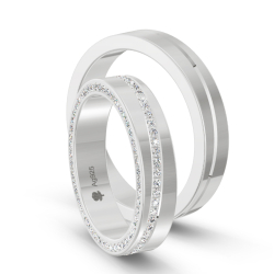 Vielsesringe Slv Amourina 9008