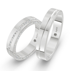 Vielsesringe Slv Amourina 9008