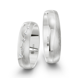 Vielsesringe Slv Amourina 9010