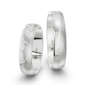 Vielsesringe Slv Amourina 9010