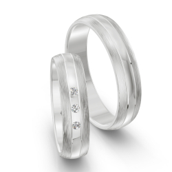 Vielsesringe Slv Amourina 9011