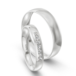 Vielsesringe Slv Amourina 9013