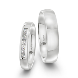 Vielsesringe Slv Amourina 9013