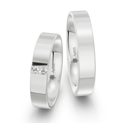 Vielsesringe Slv Amourina 9014